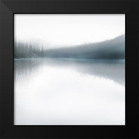 Mirror Lake Black Modern Wood Framed Art Print by Robinson, Carol