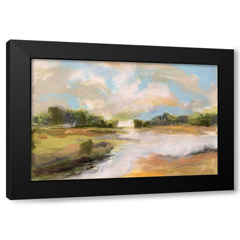 North Pond Black Modern Wood Framed Art Print by Jill, Susan