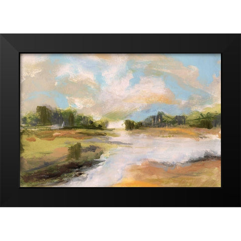 North Pond Black Modern Wood Framed Art Print by Jill, Susan