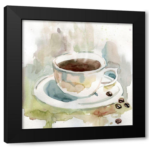 Soft Mornign Blend II Black Modern Wood Framed Art Print by Robinson, Carol
