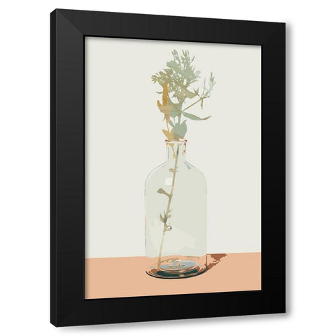 Desert Blossoms I Black Modern Wood Framed Art Print by Robinson, Carol