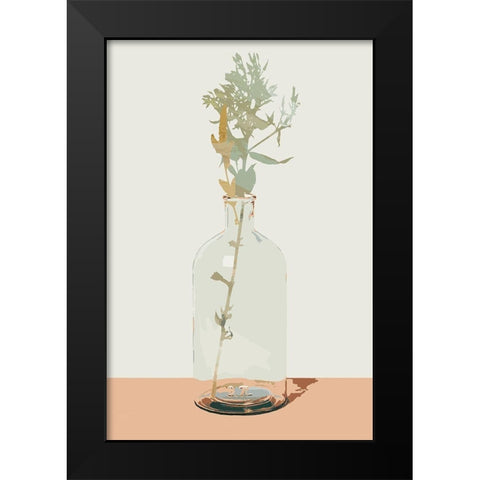Desert Blossoms I Black Modern Wood Framed Art Print by Robinson, Carol