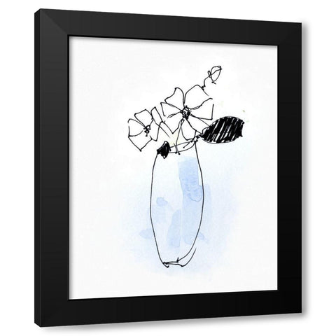 Petite Arrangement IV Black Modern Wood Framed Art Print by Swatland, Sally