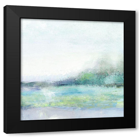 Ethereal Nature Black Modern Wood Framed Art Print with Double Matting by Nan