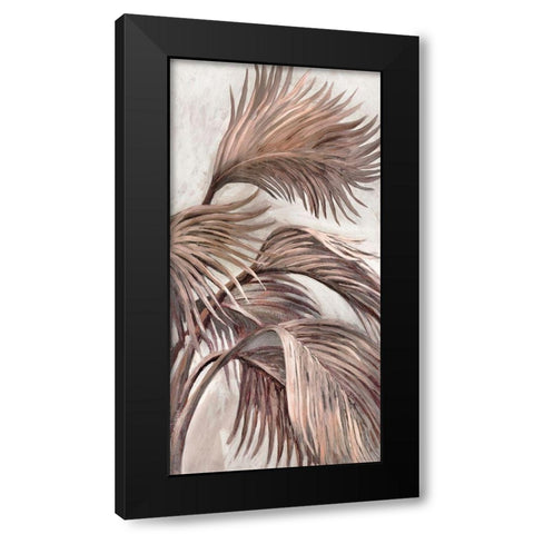 Sedona Palm I Black Modern Wood Framed Art Print with Double Matting by Pattinian, Merri