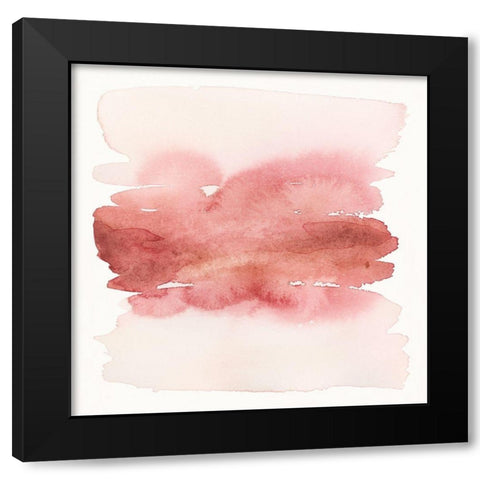 Pinkish II Black Modern Wood Framed Art Print with Double Matting by Brockmon, Kristen