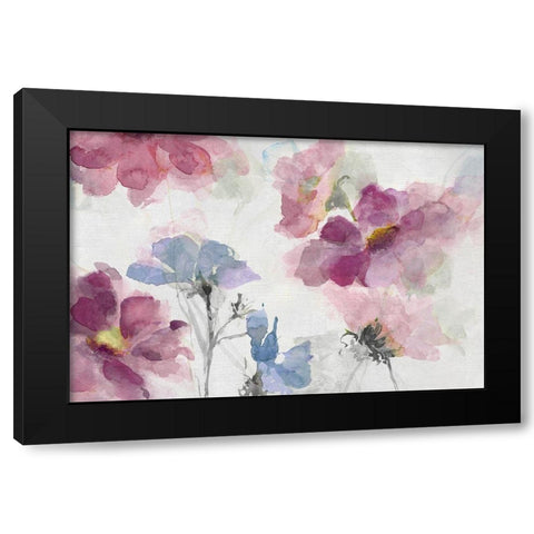 Prairie Wildflowers Black Modern Wood Framed Art Print by Swatland, Katie