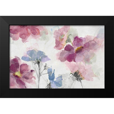 Prairie Wildflowers Black Modern Wood Framed Art Print by Swatland, Katie
