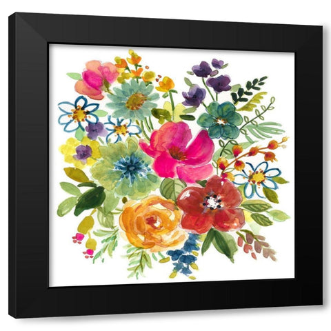 Bold and Bright IV Black Modern Wood Framed Art Print by Finn, Livi