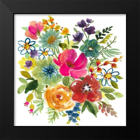 Bold and Bright IV Black Modern Wood Framed Art Print by Finn, Livi