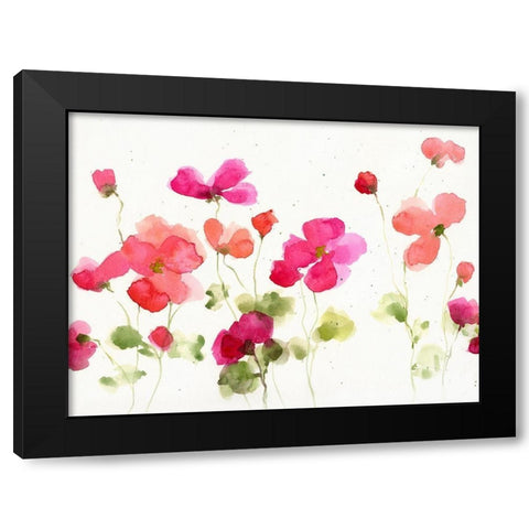 Watery Cosmos I Black Modern Wood Framed Art Print with Double Matting by Swatland, Katie