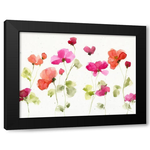 Watery Cosmos II Black Modern Wood Framed Art Print by Swatland, Katie