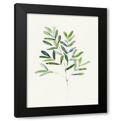 Breath of Spring I Black Modern Wood Framed Art Print by Swatland, Sally