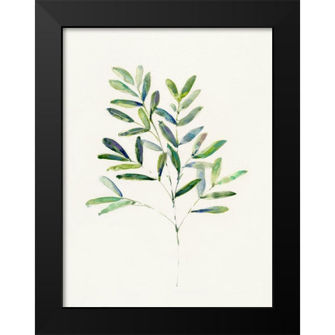 Breath of Spring I Black Modern Wood Framed Art Print by Swatland, Sally