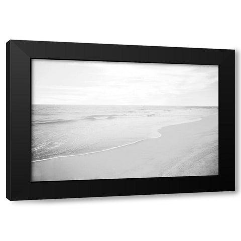 OBX Soft Shore Black Modern Wood Framed Art Print by Carpentieri, Natalie