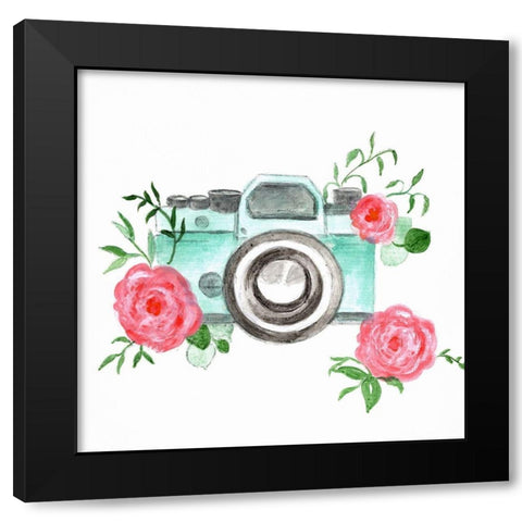 Vintage Shoot Black Modern Wood Framed Art Print with Double Matting by Tava Studios