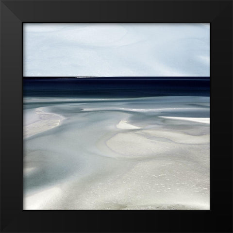 Tide Vista Black Modern Wood Framed Art Print by Delimont, Danita
