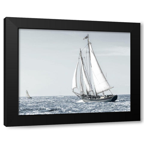 Cape Ann Winds Black Modern Wood Framed Art Print with Double Matting by Delimont, Danita