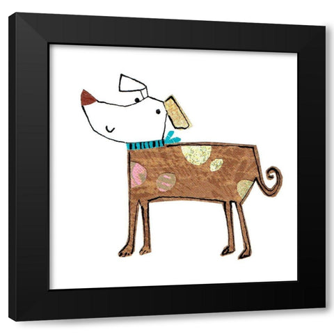 Dog Nature I Black Modern Wood Framed Art Print with Double Matting by Pope, Katherine and Elizabeth