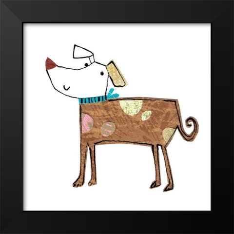 Dog Nature I Black Modern Wood Framed Art Print by Pope, Katherine and Elizabeth