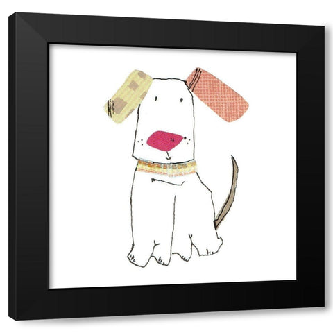 Dog Nature II Black Modern Wood Framed Art Print with Double Matting by Pope, Katherine and Elizabeth