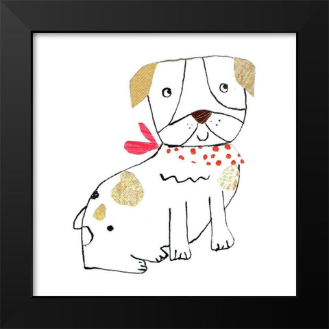 Dog Nature III Black Modern Wood Framed Art Print by Pope, Katherine and Elizabeth