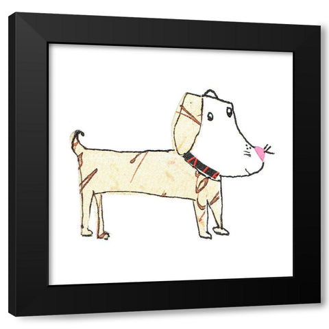 Dog Nature IV Black Modern Wood Framed Art Print with Double Matting by Pope, Katherine and Elizabeth