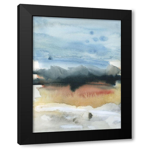 Mountain Shadows II Black Modern Wood Framed Art Print with Double Matting by Jill, Susan