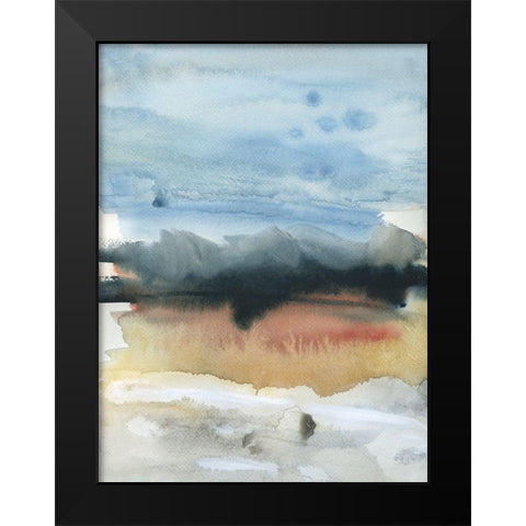 Mountain Shadows II Black Modern Wood Framed Art Print by Jill, Susan
