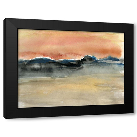 Indian Wells Black Modern Wood Framed Art Print with Double Matting by Jill, Susan