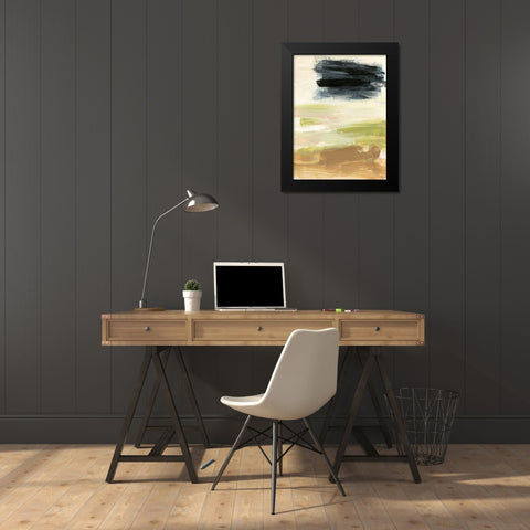 Changing Seasons Black Modern Wood Framed Art Print by Jill, Susan