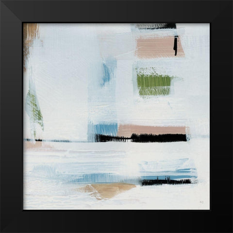 Faraway Sunset I Black Modern Wood Framed Art Print by Jill, Susan