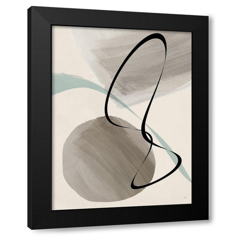 Mid Century Dance I Black Modern Wood Framed Art Print by Jill, Susan
