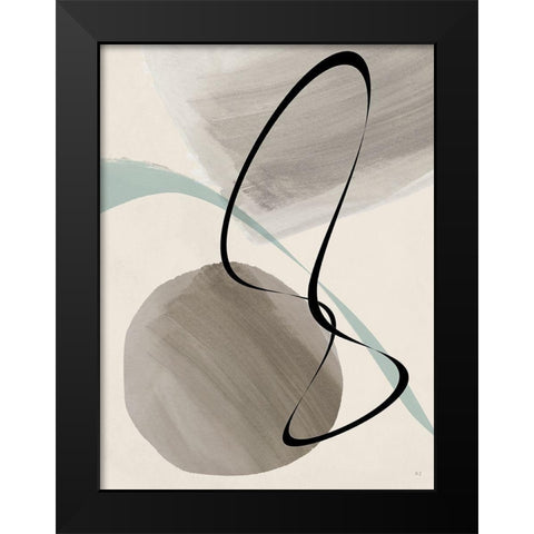 Mid Century Dance I Black Modern Wood Framed Art Print by Jill, Susan