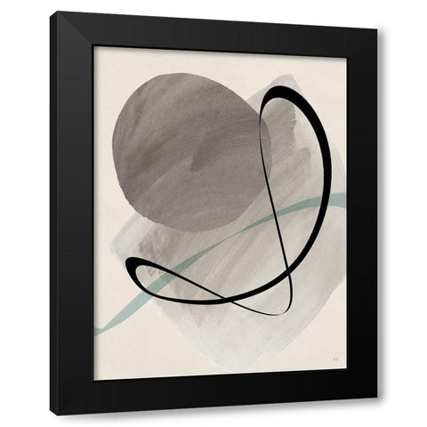 Mid Century Dance II Black Modern Wood Framed Art Print with Double Matting by Jill, Susan