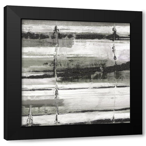 Morning Path II Black Modern Wood Framed Art Print with Double Matting by Jill, Susan