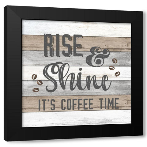 Rise and Shine Black Modern Wood Framed Art Print with Double Matting by Carpentieri, Natalie