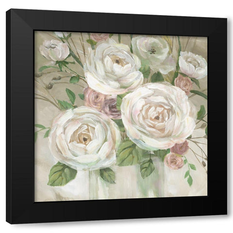 Queen of the Garden Black Modern Wood Framed Art Print with Double Matting by Nan