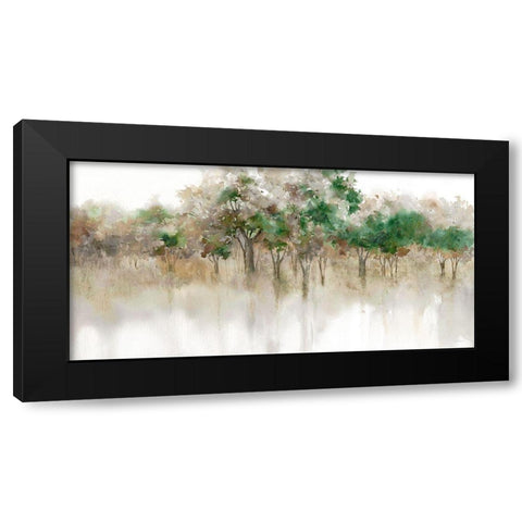 Subtle Meadow Reflections Black Modern Wood Framed Art Print by Robinson, Carol