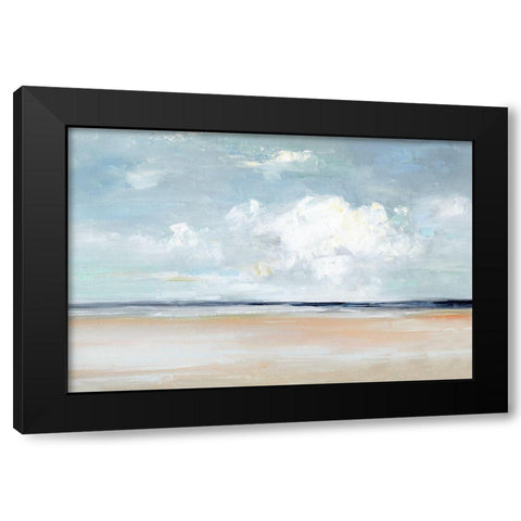 Ocean Vista Black Modern Wood Framed Art Print by Swatland, Sally