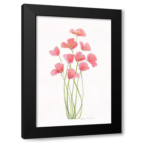 Intertwined Bouquet I Black Modern Wood Framed Art Print with Double Matting by Swatland, Sally