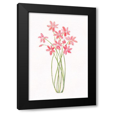 Intertwined Bouquet II Black Modern Wood Framed Art Print with Double Matting by Swatland, Sally