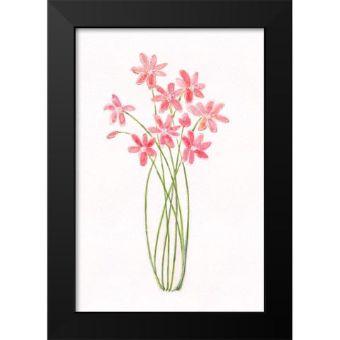 Intertwined Bouquet II Black Modern Wood Framed Art Print by Swatland, Sally