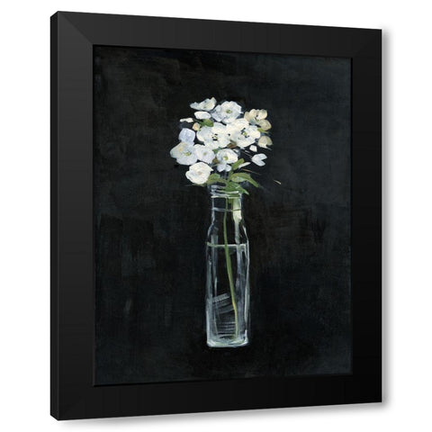 Sophisticated Farm Floral Black Modern Wood Framed Art Print by Swatland, Sally