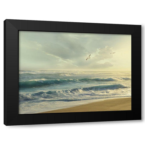 Way Home Black Modern Wood Framed Art Print with Double Matting by Calascibetta, Mike