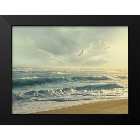 Way Home Black Modern Wood Framed Art Print by Calascibetta, Mike