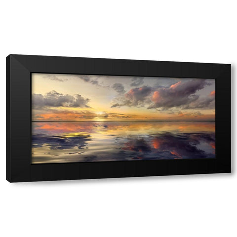 Endless Black Modern Wood Framed Art Print by Calascibetta, Mike