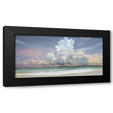 Morning Shower Black Modern Wood Framed Art Print with Double Matting by Calascibetta, Mike