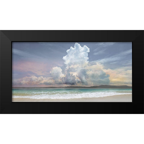 Morning Shower Black Modern Wood Framed Art Print by Calascibetta, Mike