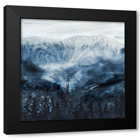 Mountain Shadows Black Modern Wood Framed Art Print by Robinson, Carol